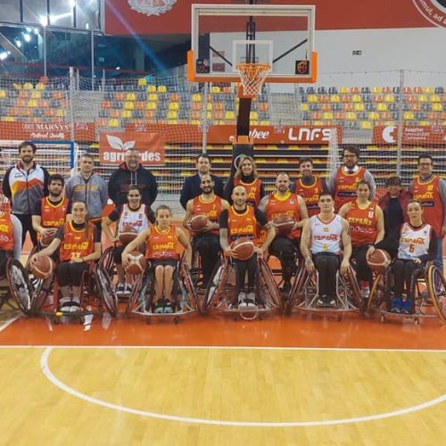 Las selecciones españolas de baloncesto en silla de ruedas, concentradas en Cartagena